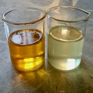 Two types of meadowfoam seed carrier oil